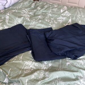 Dark Blue Fabric Sheets